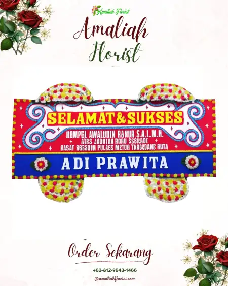 Papan Bunga Ucapan Selamat Tuwed